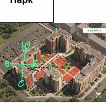 Продается 2-х комнатная квартира, 59,2 м²