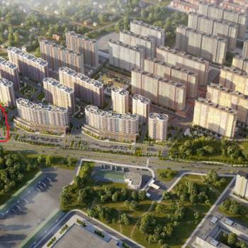 Продается 1-комнатная квартира, 47,4 м²