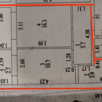 Продается 1-комнатная квартира, 42 м²