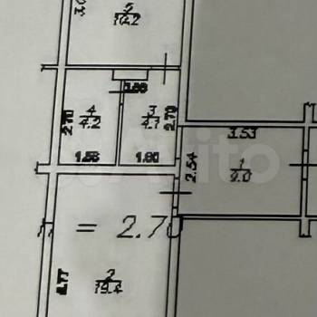 Сдается 1-комнатная квартира, 46,9 м²