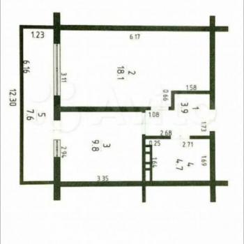 Продается 1-комнатная квартира, 37 м²