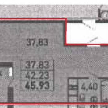 Продается 1-комнатная квартира, 45 м²
