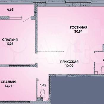 Сдается Многокомнатная квартира, 85 м²