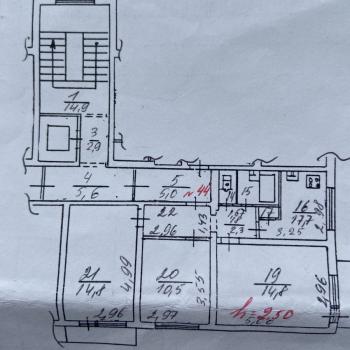 Продается 3-х комнатная квартира, 60,4 м²