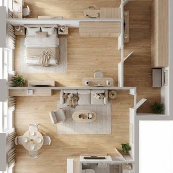 Продается 3-х комнатная квартира, 64 м²