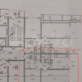 Продается 2-х комнатная квартира, 57 м²