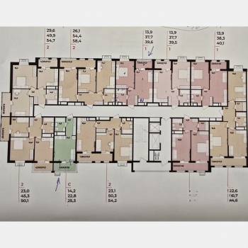 Продается 1-комнатная квартира, 39,6 м²