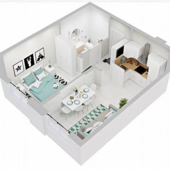 Продается 1-комнатная квартира, 37,5 м²