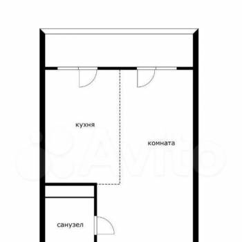 Продается 1-комнатная квартира, 41,7 м²