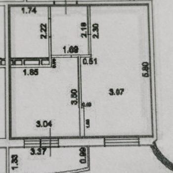 Продается 1-комнатная квартира, 34,1 м²