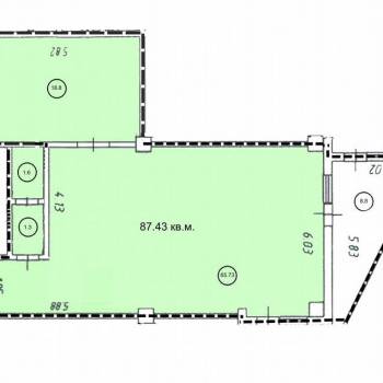 Сдается Офис, 86,2 м²