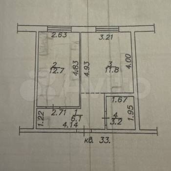 Сдается 1-комнатная квартира, 33 м²