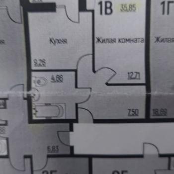 Продается 1-комнатная квартира, 36 м²