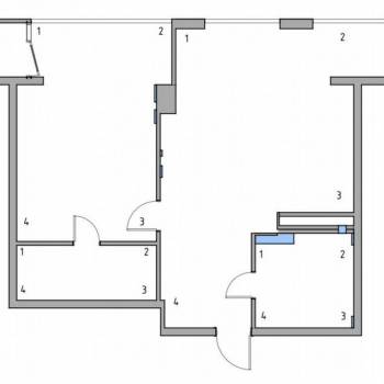 Продается 1-комнатная квартира, 64 м²