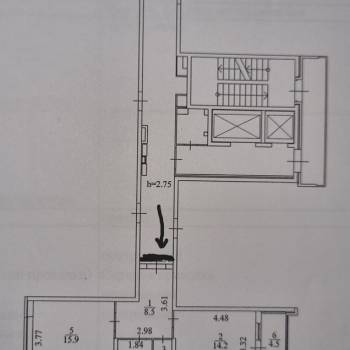 Продается 1-комнатная квартира, 43,4 м²