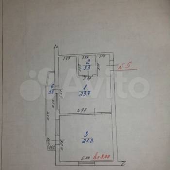 Продается 1-комнатная квартира, 54 м²