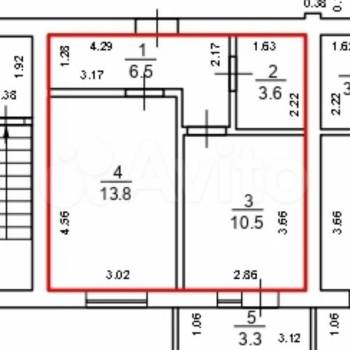Продается 1-комнатная квартира, 35,4 м²