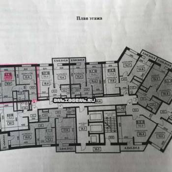 Продается 1-комнатная квартира, 41 м²