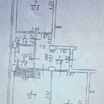 Продается 1-комнатная квартира, 51 м²