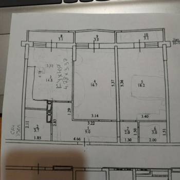 Продается 2-х комнатная квартира, 67 м²
