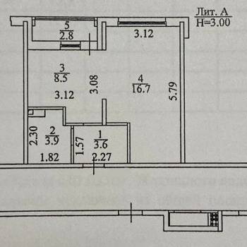 Продается 1-комнатная квартира, 32,7 м²