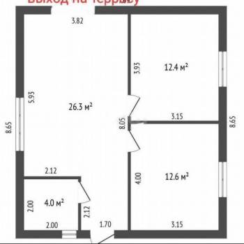 Продается Дом, 54 м²