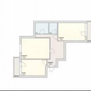 Сдается 2-х комнатная квартира, 65 м²