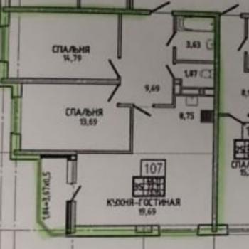 Сдается Многокомнатная квартира, 72 м²