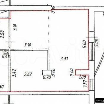 Продается 2-х комнатная квартира, 52 м²