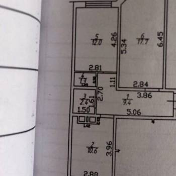 Продается 2-х комнатная квартира, 54 м²