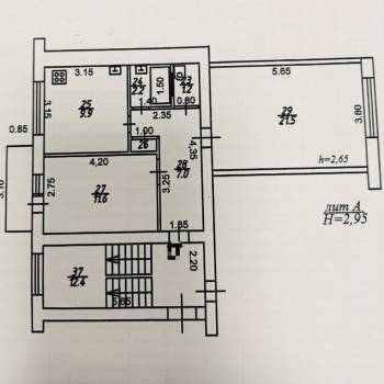 Продается 2-х комнатная квартира, 54 м²
