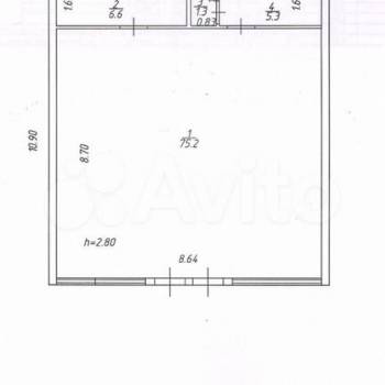 Продается Нежилое помещение, 90 м²