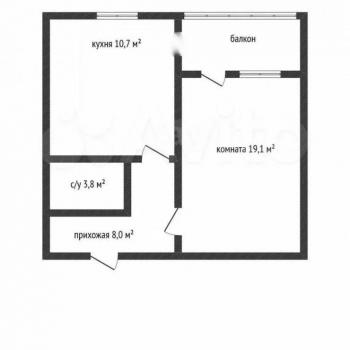 Продается 1-комнатная квартира, 42 м²