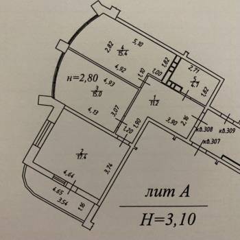 Продается 2-х комнатная квартира, 63,7 м²