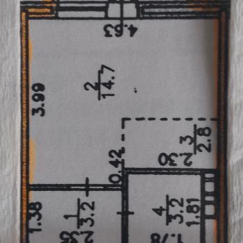 Продается 1-комнатная квартира, 24,6 м²