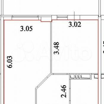 Сдается 1-комнатная квартира, 38,8 м²