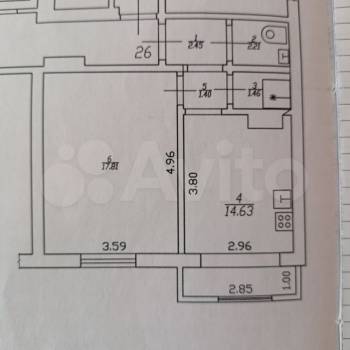 Сдается 1-комнатная квартира, 40 м²
