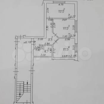 Продается 2-х комнатная квартира, 48 м²