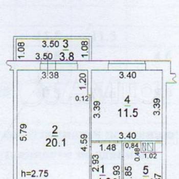 Продается 1-комнатная квартира, 45 м²