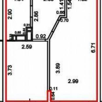 Продается 1-комнатная квартира, 36,3 м²