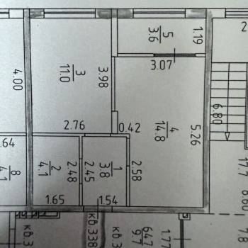 Продается 1-комнатная квартира, 37,3 м²