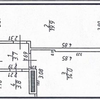 Продается 1-комнатная квартира, 41,4 м²