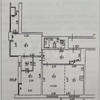 Сдается Многокомнатная квартира, 85,9 м²