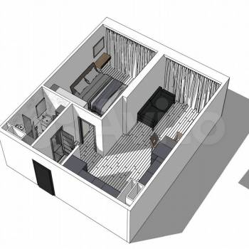 Сдается 2-х комнатная квартира, 43,7 м²