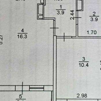 Продается 1-комнатная квартира, 39 м²