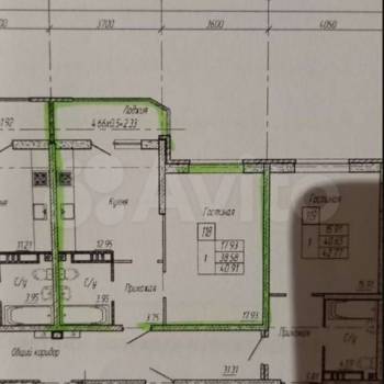 Сдается 1-комнатная квартира, 38,8 м²
