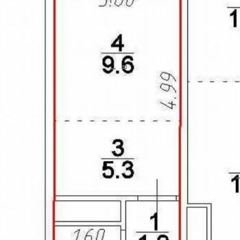 Продается 1-комнатная квартира, 22 м²