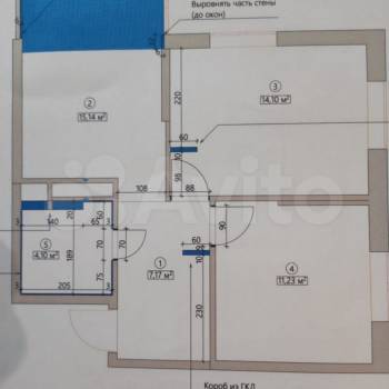 Сдается 2-х комнатная квартира, 47,4 м²