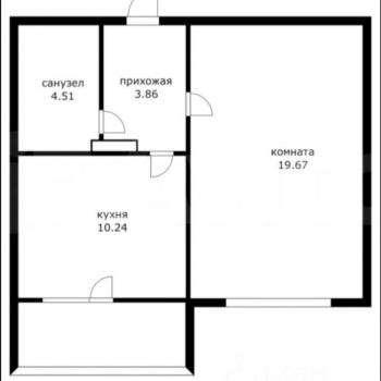 Продается 1-комнатная квартира, 40 м²