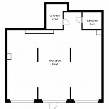 Продается Нежилое помещение, 71,3 м²